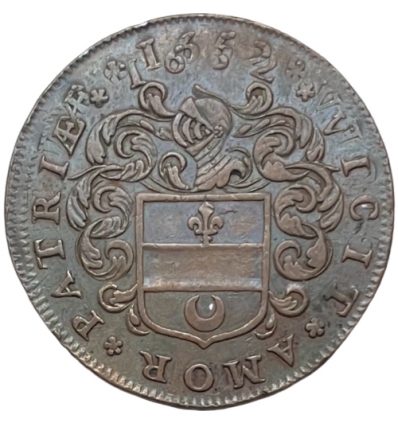 Jeton aux armes de François Maleteste, maire de Dijon 1652