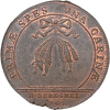 Jeton corporation des drapiers et tisserands de laine, H. Derosnel 1705
