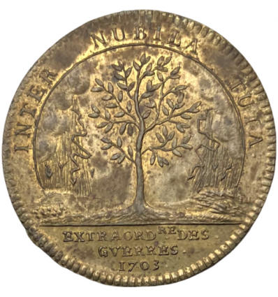 Jeton Louis XIV extraordinaire des guerres 1703