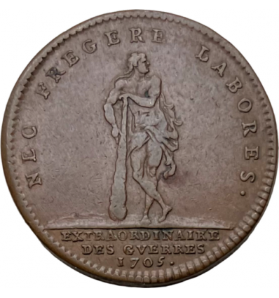 Jeton Louis XIV extraordinaire des guerres 1705
