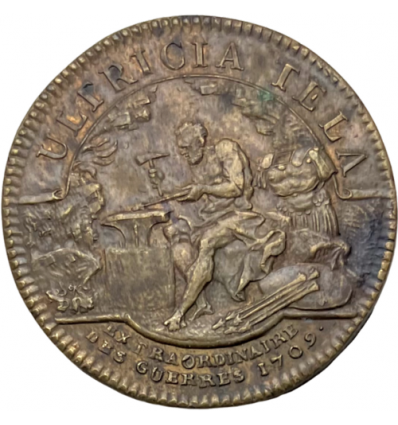 Jeton Louis XIV extraordinaire des guerres 1709