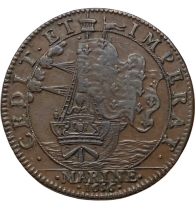 Jeton César de Vendôme, artillerie 1656
