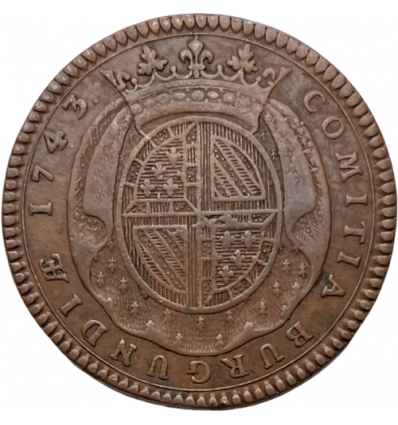 Jeton Louis XV États de Bourgogne 1743