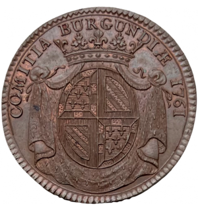Jeton Louis XV États de Bourgogne 1761