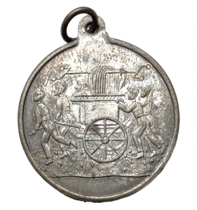 Médaille de pompiers, concours de manœuvres de pompes à incendie, ville de Beauvais 1879
