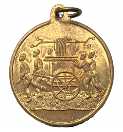 Médaille de pompiers, concours de manœuvres de pompes à incendie, ville de Beauvais 1879