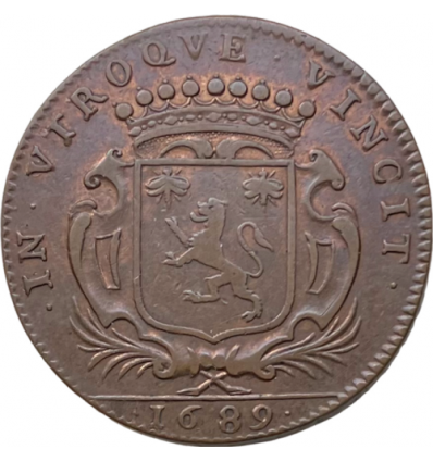 Jeton aux armes de Paul Cassard, maire de Nantes 1689
