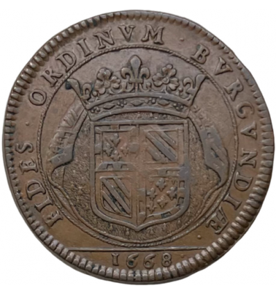 Jeton États de Bourgogne 1668