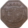 Noblesse d'Artois, jeton aux armes d'Henri Jacques Nompar de Caumont et Anne Marie de Beuselin de Bosmelet s.d.