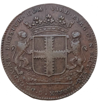 Jeton aux armes de G. de Gadagne d’Hostun, élu de la noblesse de Bourgogne s.d.