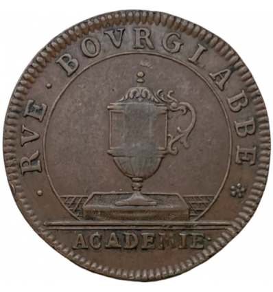Jeton Louis XVI académie des lanternistes s.d.