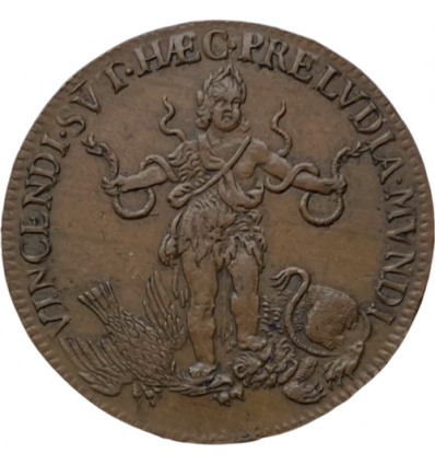 Jeton Louis XIV " Vincendi Sut Haec Praeludia Mundi " s.d.