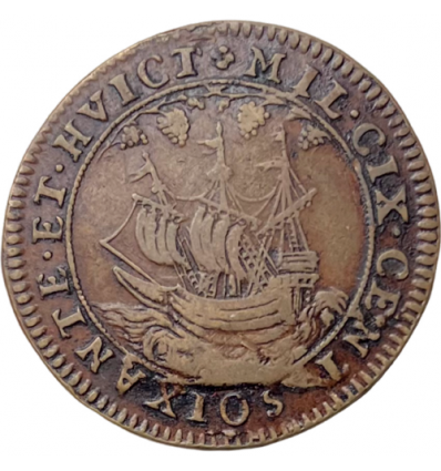 Jeton corporation des marchands de vin-taverniers 1668