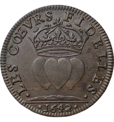 Jeton Louis XIV conseil du roi 1642