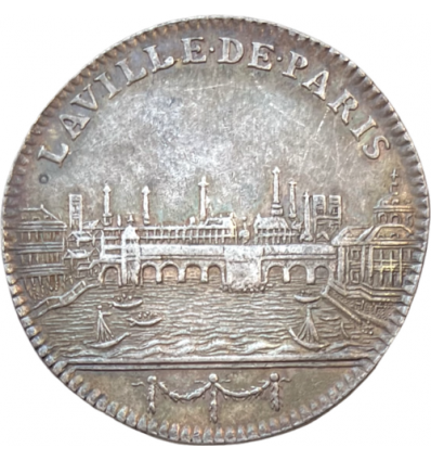 Jeton Louis XIV ville de Paris série municipale s.d.