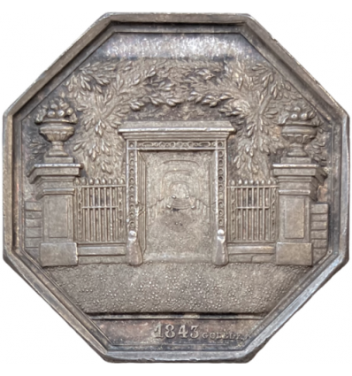 Jeton société du jardin et des eaux de Sceaux 1843