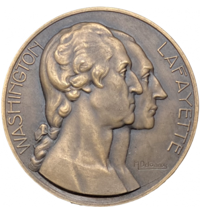 Exposition Coloniale de Paris 1931, Washington et Lafayette par Delannoy