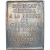 Syndicat général à la Bourse de commerce de Paris par Tasset s.d.