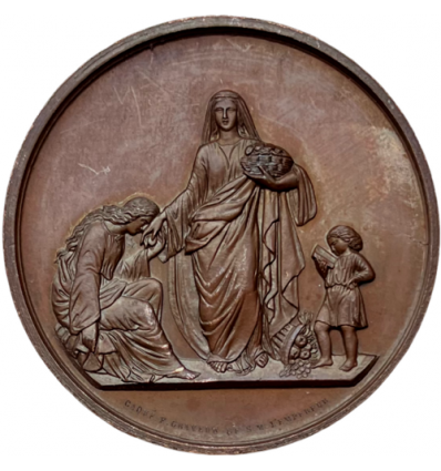 Quête en faveur des pauvres du Xème arrondissement de Paris par Caqué 1872-1873