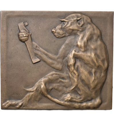 SAMF, Le singe à la statuette par Paul Jouve s.d. ( 1906 )
