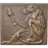 SAMF, Le singe à la statuette par Paul Jouve s.d. ( 1906 )