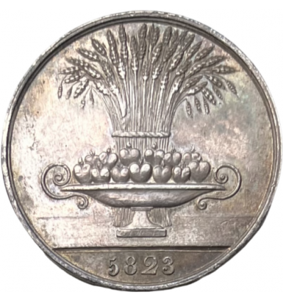 Franc-maçonnerie, jeton loge de l'Union, Orient de Paris 1823