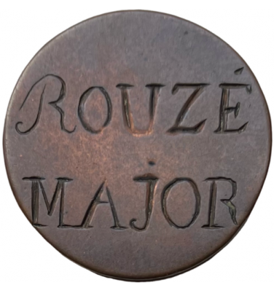 Jeton Louis XV Rouzé maire s.d.