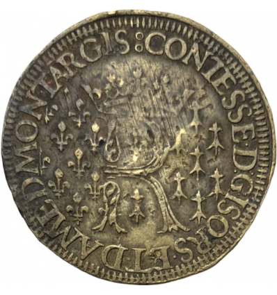 Noblesse de Bretagne, jeton aux armes de Renée de France s.d.