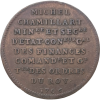 Noblesse d'IDF, jeton aux armes de Michel Chamillart, contrôleur général des finances  1706