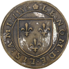 Noblesse du Touraine, jeton aux armes de Simon Maillé, archevêque de Tours 1558
