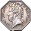 Jeton Louis Philippe I intendance sanitaire de Marseille s.d.