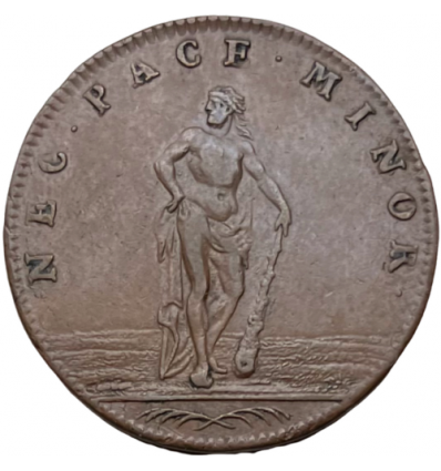 Jeton Louis XIV  " Nec Pace Minor " s.d. ( 1699 )