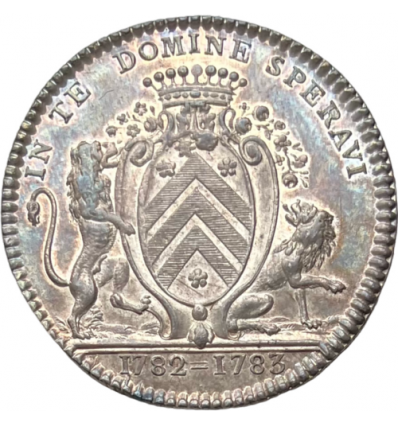 Jeton aux armes de Jean-Jacques Berrouette, maire de Nantes 1783