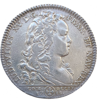 Jeton Etats du Languedoc, Louis XV et Philippe d'Orléans 1718