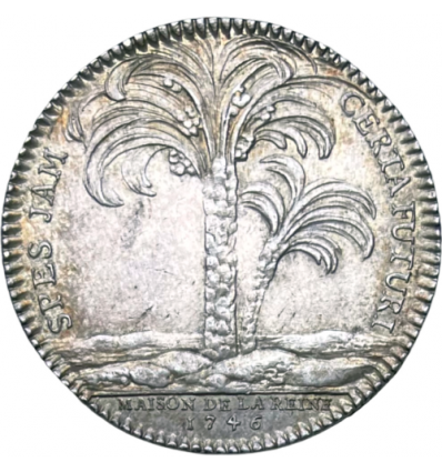 Jeton Marie Leszczynska maison de la reine 1746