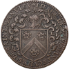 Jeton aux armes de Pierre le Marchant, trésorier général des finances à Caen 1627