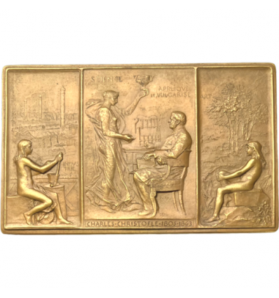Cinquantième anniversaire des usines Christofle par Roty 1892