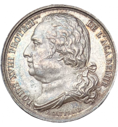 Jeton Louis XVIII institut royal de France, Académie française s.d.