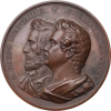 Belgique, hommage aux sculpteurs et peintres G. Geefs et G. Wappers 1835