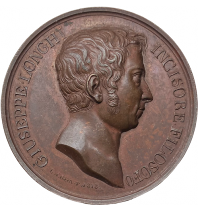 Italie, hommage au peintre et graveur Guiseppe Longhi 1818