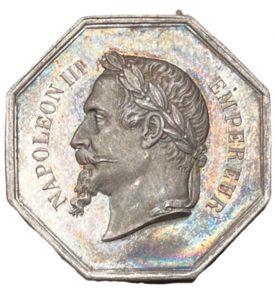 Jeton Napoléon III assistance judiciaire, dpt de la Seine-Inférieure s.d.