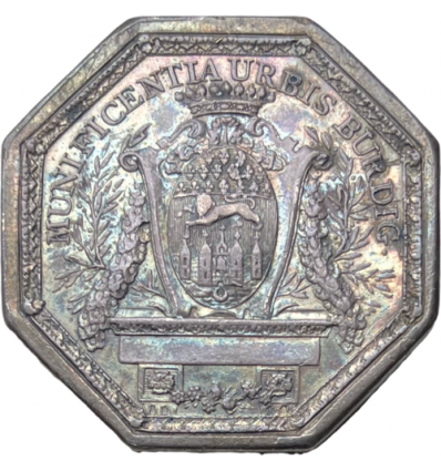Jeton Louis XVI récompense de la ville de Bordeaux s.d. ( 1785 )