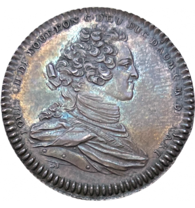 Jeton Louis-Charles de Bourbon, comte d’Eu et Louis XV s.d.