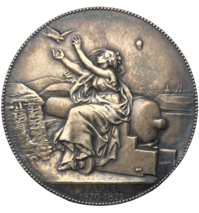 Siège de Paris 1870-1871, communications aériennes s.d.