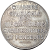 Jeton chambre syndicale des mécaniciens, chaudronniers et fondeurs 1840