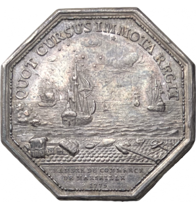Jeton Louis XVI chambre de commerce de Marseille 1775