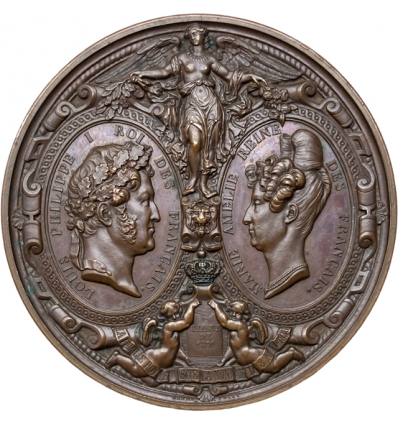 Louis-Philippe, visite de la famille impériale à la Monnaie 1833