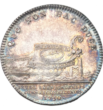 Jeton Louis XV chambre de commerce de Bordeaux 1750