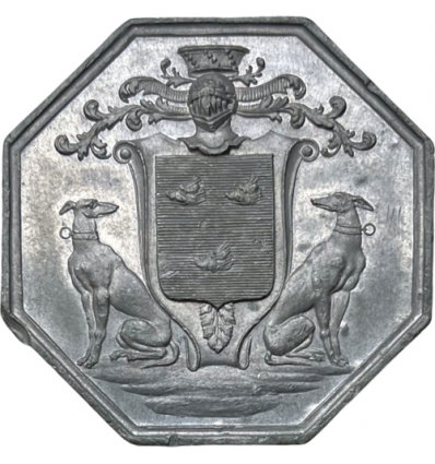 µJeton de noblesse Louis XVIII s.d.