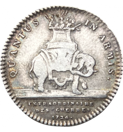 Jeton Louis XV extraordinaire des guerres 1726